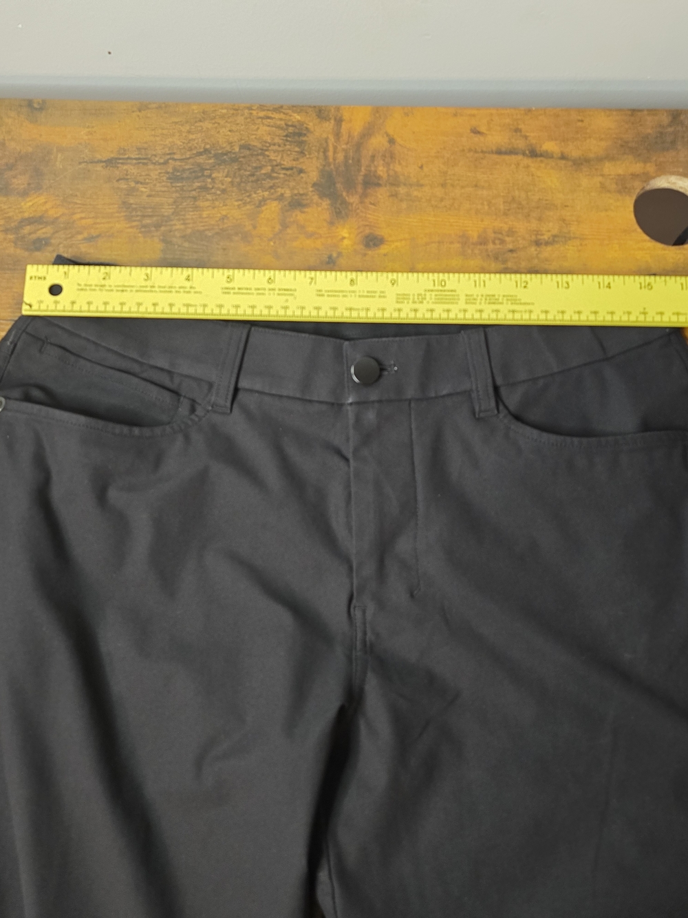 ​Lululemon Men's ABC Slim-Fit Pant 5-Pocket Warpstreme Black 30x30 - Picture 4 of 5